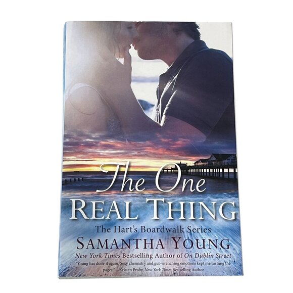 The One Real Thing Samantha Young Harts Boardwalk Series Romance Paperback Novel - Picture 1 of 6